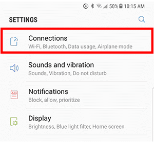 WiFi connection