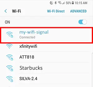 Mobile WiFi connection