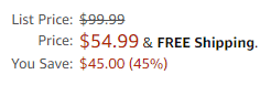 Netgear switch price on Amazon