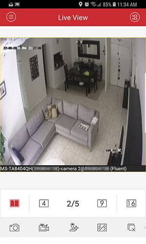 live hikvision camera