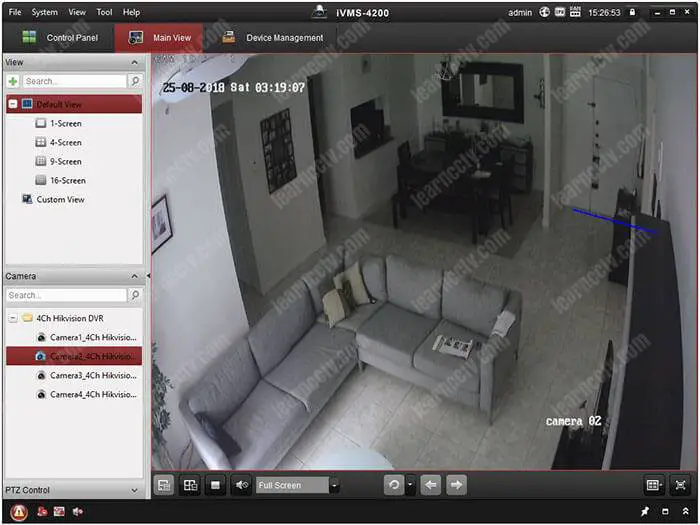 Hikvision camera without the error