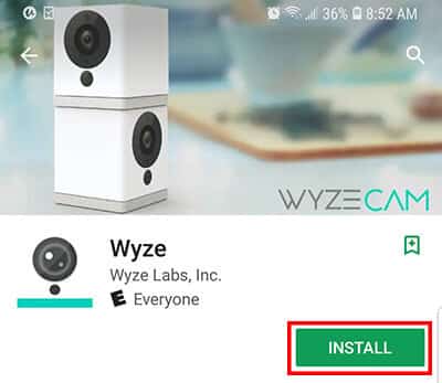 Wyze Cam V2 App installation