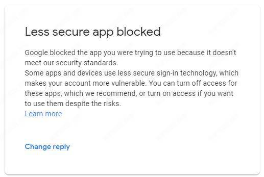 Google security check block
