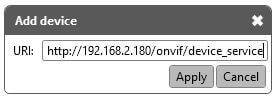 Onvif Device Manager Add Device