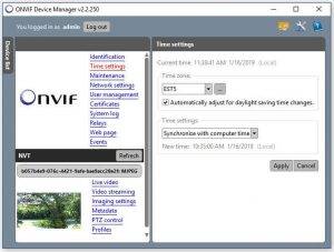 onvif device manager mac os x