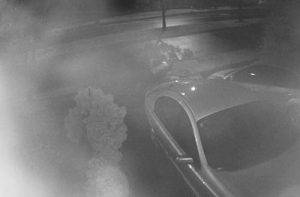 Security camera blurry at night
