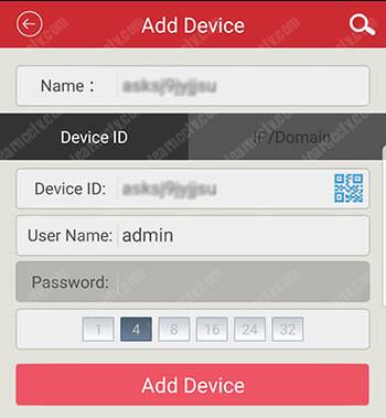 Zosi App Add Device added
