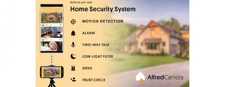 Android için Alfred Güvenlik Kamerası Uygulaması