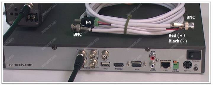 DVR and coaxial cable