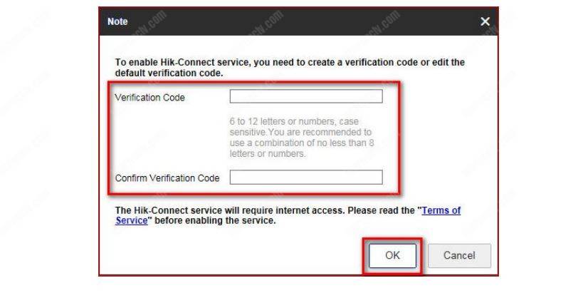 Hik-connect verification code