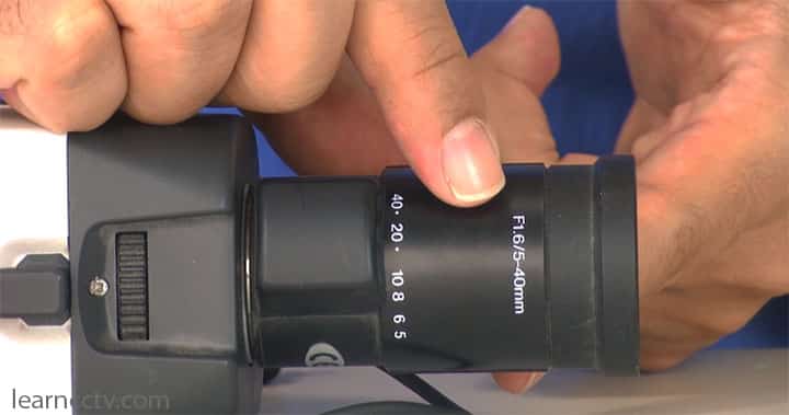 Box security camera with varifocal lens
