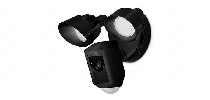 Ring camera with light sensor