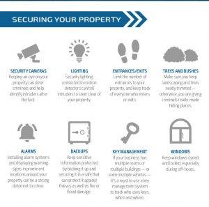 Security tips for Small Businesses Infographic