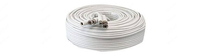 Coaxial cable for security cameras
