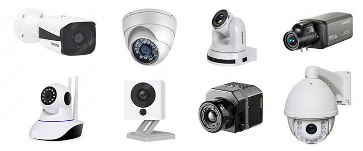 Types of security cameras