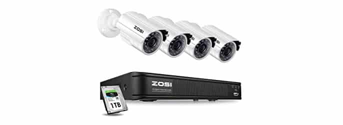 Zosi Kit with 4 cameras and DVR