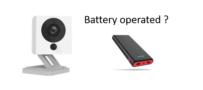 Are Wyze Cameras Battery Operated