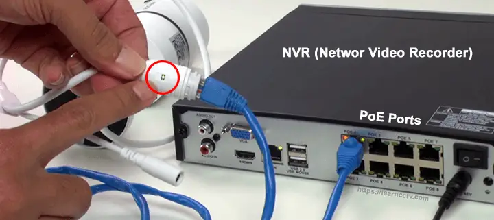 How to wire IP cameras with an NVR