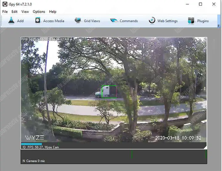 Wyze Camera on iSPY Software