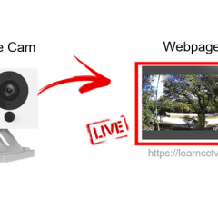 Wyze cam on webpage