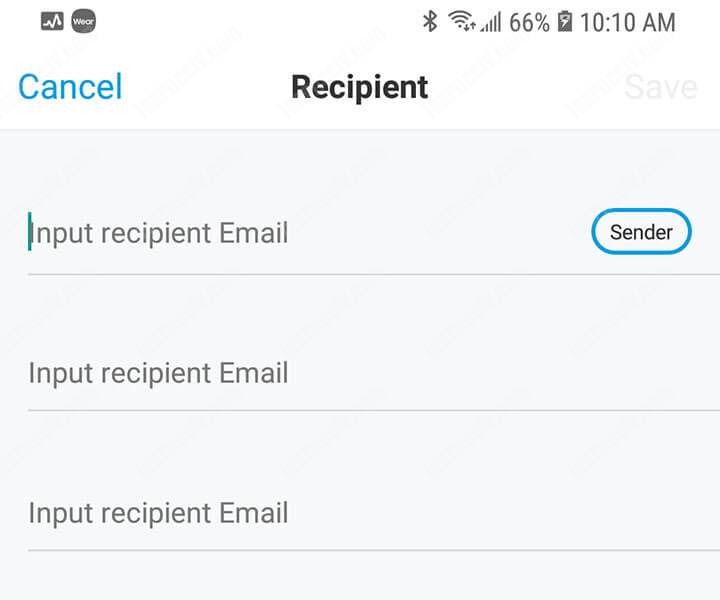 Email Recipient