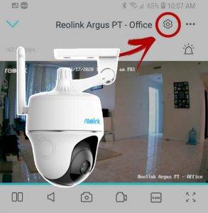 How to Setup Reolink Argus PT email