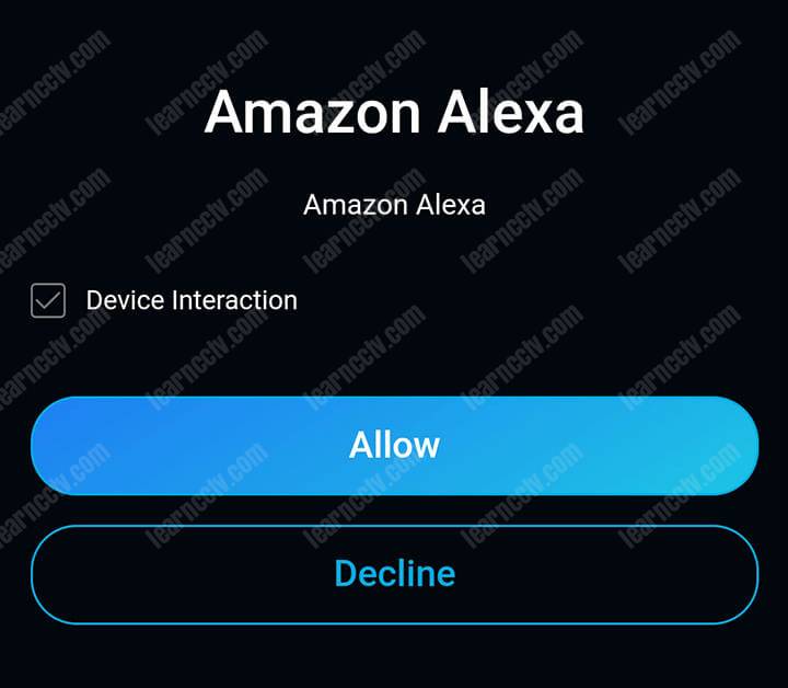 Reolink and Alexa Account interaction