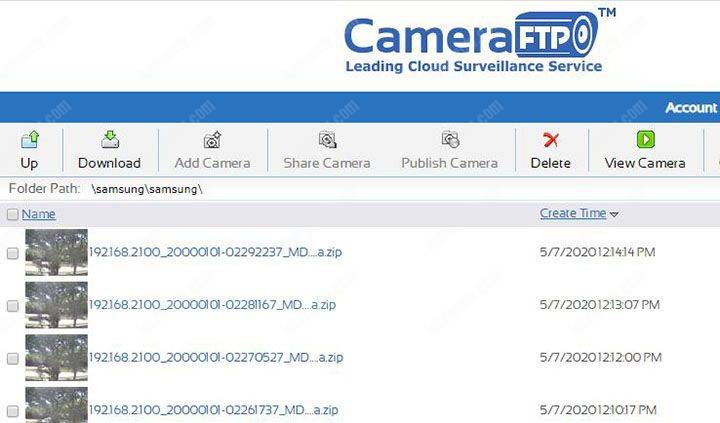 CameraFTP files