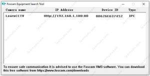 foscam search tool