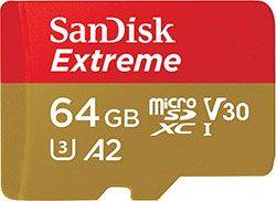 Sandisk Extreme 64GB MicroSD card