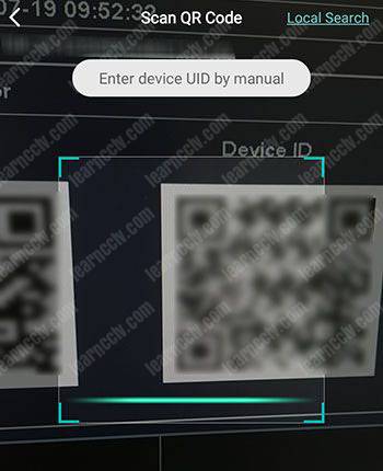 Scan the device ID