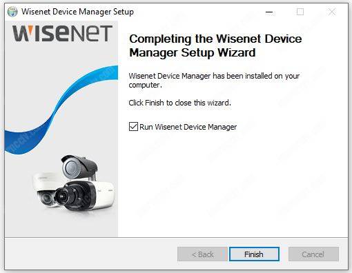 Wisenet Device Manager install 04