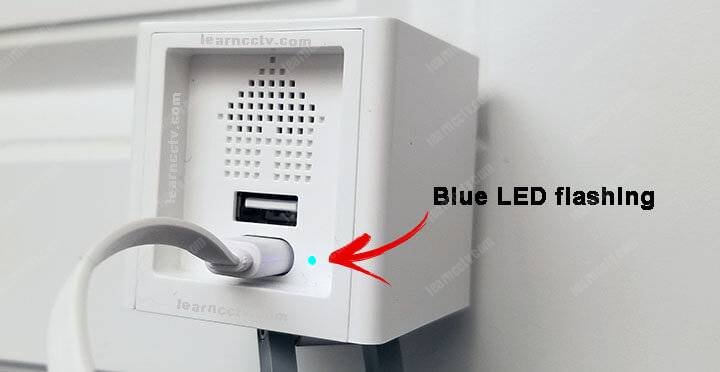 Wyze Cam Blue LED Flashing
