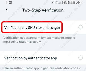 Wyze Cam Two step verification-toggle
