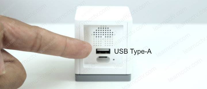 Wyze Cam USB Type-A port