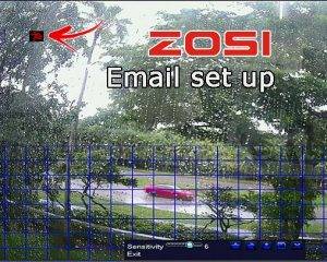 Zosi DVR send email