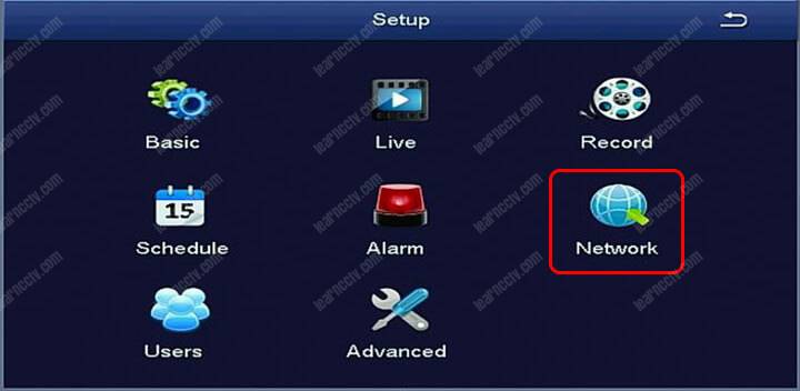 Zosi NVR Network Button