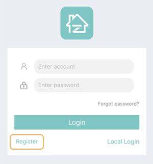Zosi Smart app create account first step