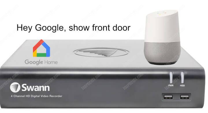 Connect Swann camera to Google Home