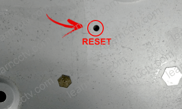 Foscam NVR reset button-back