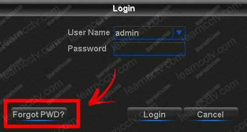 night owl hd password reset