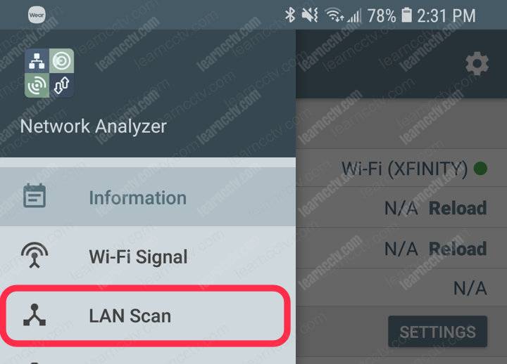 Scan the Network