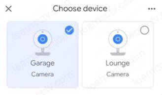 Swann Google Home Added-cameras