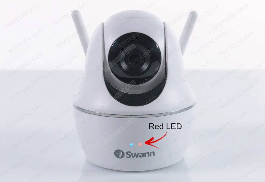 Swann Wi-Fi Camera Blue and Red LEDs