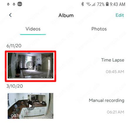 Time lapse video download