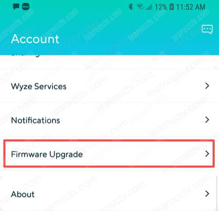 Wyze Cam App Firmware-Upgrade1