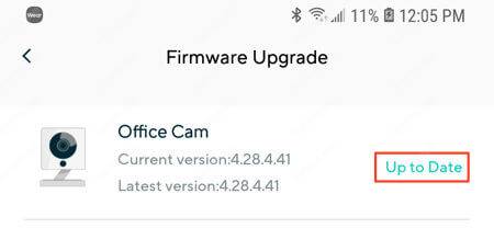 Wyze Cam Last Firmware