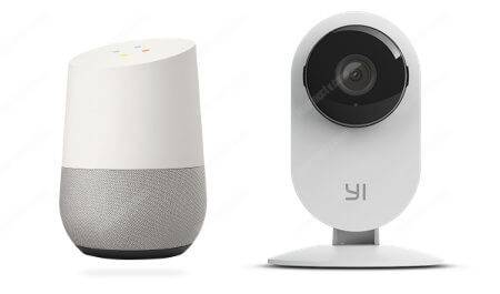 Yi camera connects to Google Home Assistant
