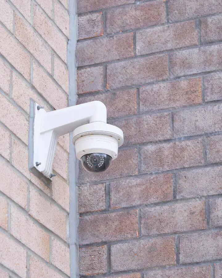 how you can install security cameras on brick