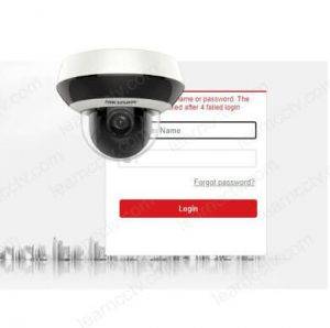 How to reset Hikvision camera password